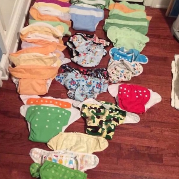 Cloth Diaper BUNDLE.  WILL NOT SELL SEPARATELY. - Picture 2 of 4